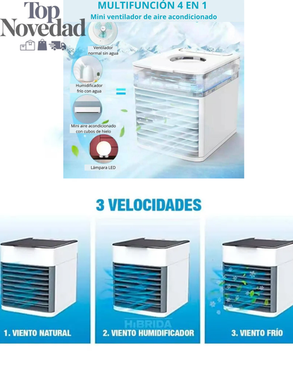 Mini Aire Acondicionado Enfriador y Purificador Portátil