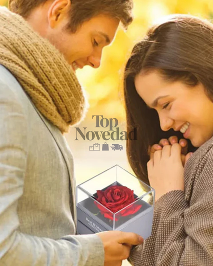 Joyero con Rosa Eterna