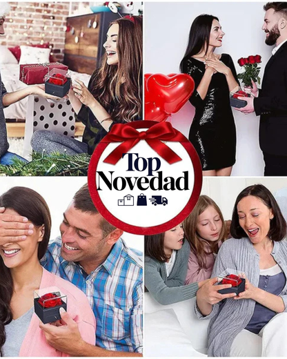 Joyero con Rosa Eterna