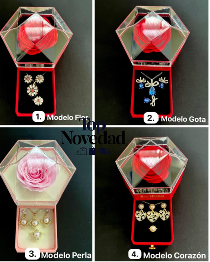 Joyero con Rosa Eterna