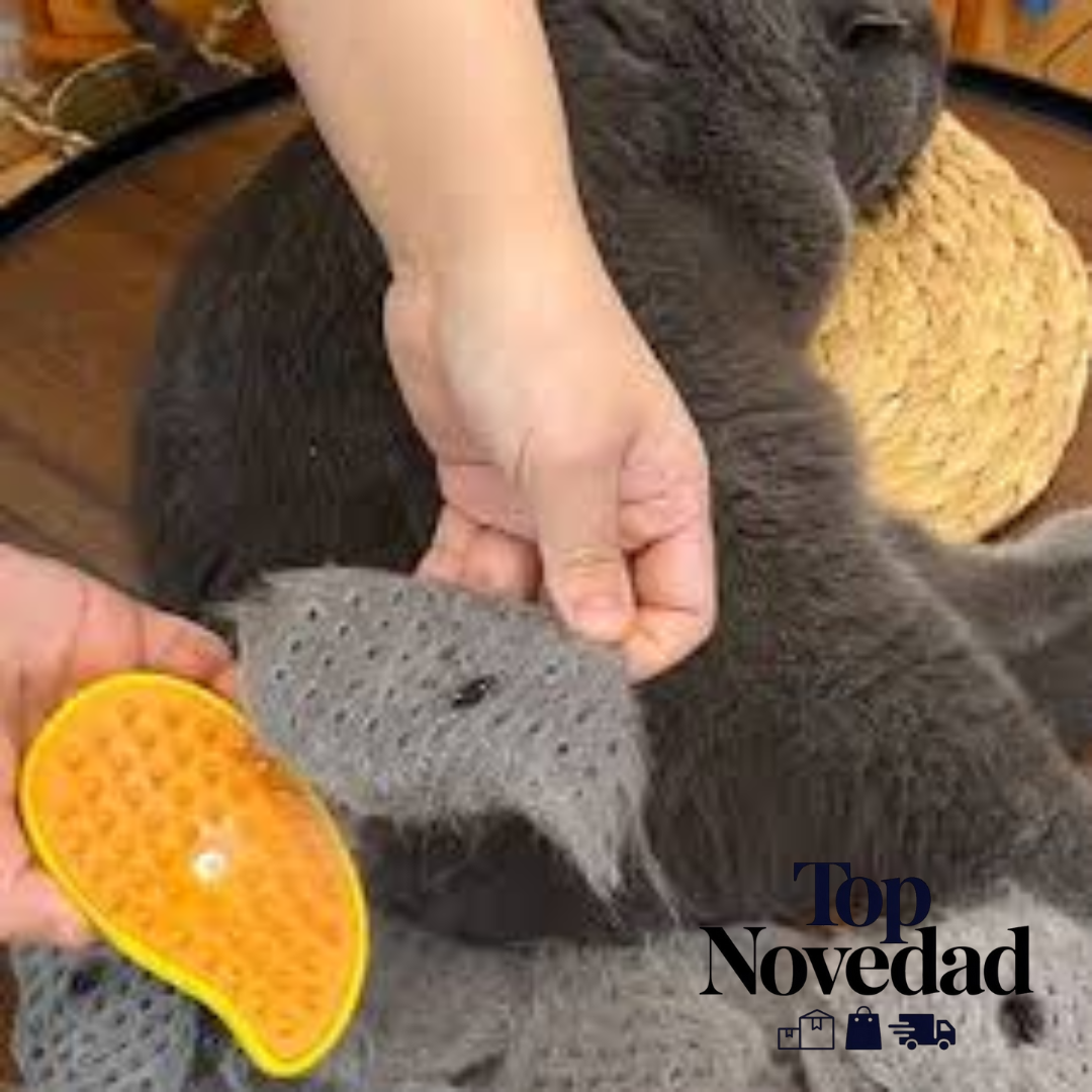 Cepillo de Vapor 3 en 1 para Mascotas