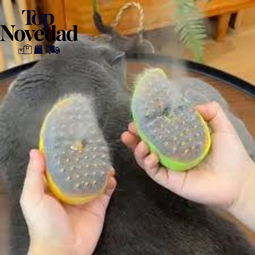 Cepillo de Vapor 3 en 1 para Mascotas